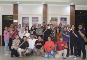 Coffe morning Kodim 0735/Surakarta bersama insan media, Selasa (22/7)