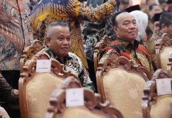 Irjen TNI Letjen TNI M. Saleh Mustafa saat Hadiri Peringatan Hari Konstitusi dan HUT Ke-80 MPR RI