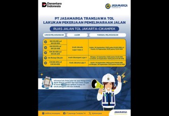 Layanan Tetap Optimal, JTT Lanjutkan Pemeliharaan Jalan di Ruas Tol Jakarta–Cikampek