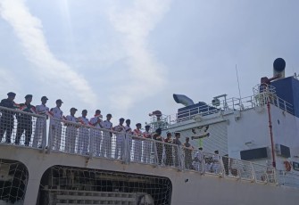 Pelepasan Keberangkatan Kapal ICG Vigraha