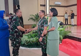 Koarmada III Hadiri Penyambutan Pangdam XVIIIKasuari