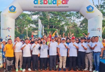 Pelepasan Peserta Bintan Trecking dan Fun Trail 5K 2025