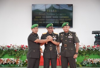 Sertijab Letkol Inf Redi Dwi Yuda Kurniawan 