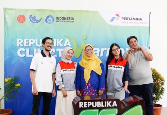 Pertamina NRE berkolaborasi dengan IWW dan Republika menyelenggarakan Climate Warrior Goes to School di SMPN 292 Jakarta