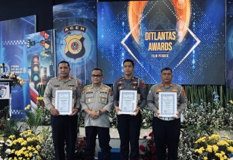Polres Aceh Singkil saat Raih Dua Penghargaan di Hari Lalu Lintas Bhayangkara ke-70