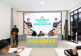 Komandan Kodim 0802/Ponorogo Letkol Inf Dwi Soerjono 