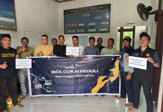 Relawan Bea Cukai Peduli Salurkan Bantuan Kemanusiaan di Aceh Timur