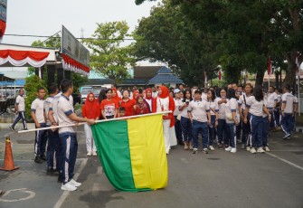 Rutan Kelas I Medan saat Gelar Jalan Santai 