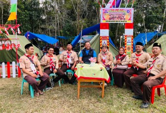SDN Purwodadi Kecamatan Belitang Mulya Mengikuti Lomba Pionering