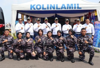 Foto bersama Satlinlamil 2