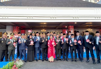 Foto bersama usai Upacara Peringatan HUT ke-80 Kemerdekaan RI 