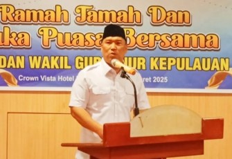 Wagub Kepri saat Hadiri Buka Puasa Bersama PSMTI Kepri