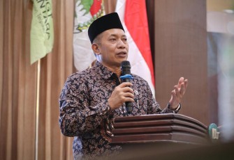 Wamenkop Ferry Juliantono dalam Diskusi Panel yang digelar oleh Koperasi Simpan Pinjam Pembiayaan Syariah Baitul Maal Wa Tamwil (KSPPS BMT) UGT Nusantara, Minggu (22/06).