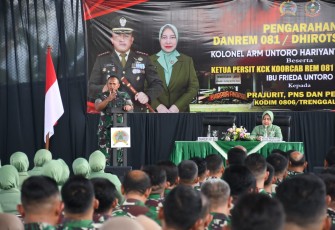 Danrem 081/DSJ Kolonel Arm Untoro Hariyanto Larang Keras Anggotanya Jadi Backing Judi