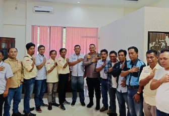 Pengurus SMSI Kabupaten Kepahiang diterima langsung Kapolres Kepahiang AKBP. Mohammad Faisal, S.IK, S.H, M.H.