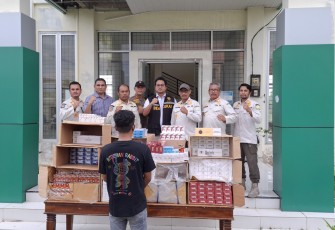 Bea Cukai Aceh dan Satpol PP WH Amankan 90 Ribu Batang Rokok Ilegal di Pidie Jaya dan Bireun