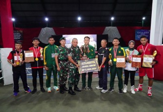 Gelaran Boxing Tournament Piala Pangdivif 2 Kostrad Sukses di Tutup 