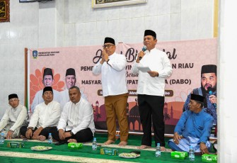 Masyarakat Dabo Singkep Antusias Hadiri Halal Bihalal Bersama Gubernur dan Wakil Gubernur Kepri