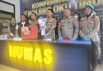 Polres Oku Timur Tangkap Dua Pelaku Pengedar Sabu