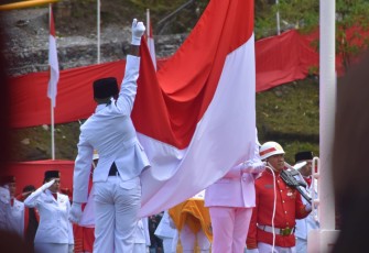 Upacara Peringatan HUT Ke-80 Republik Indonesia di Tembagapura