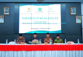 Kemenag Karanganyar Gelar Sarasehan dan Bedah Buku Spotlight of Ramadhan 