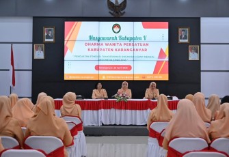 Musyawarah Kabupaten (Muskab) V DWP Karanganyar, di ruang Anthurium, Rumah Dinas Bupati Karanganyar, Rabu (23/4/2025)