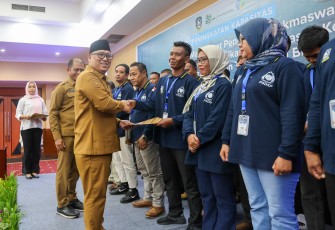 Wagub Nyanyang Buka Kegiatan Perdana KEMAS di SMA Negeri 1 Tanjungpinang