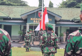 Kodim 0801/Pacitan Gelar Upacara 17-an