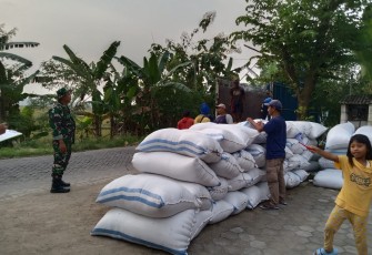 Pendampingan kegiatan Serapan Gabah Petani (Sergap) di wilayah Kecamatan Paron, Kabupaten Ngawi.