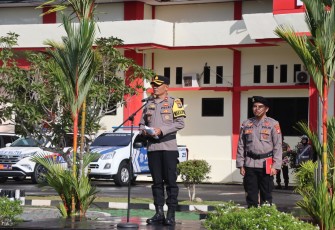 Polres Natuna Laksanakan Gelar Apel Pasukan Operasi Keselamatan Seligi 2025 Jelang Idul Fitri 1446 H