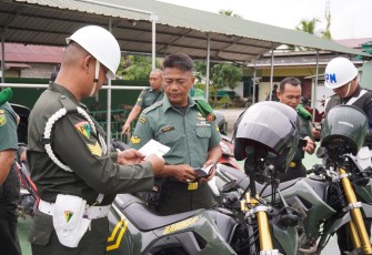 Subdenpom II/2-2 Tajab Sosialisasi Waspada Wira Lembing Tahun 2025 