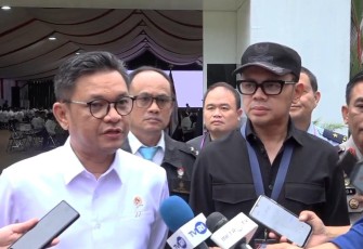 Gubernur Lemhannas Ace Hasan Syadzily di Dampingi Wakil Menteri Dalam Negeri (Wamendagri) Bima Arya Sugiarto