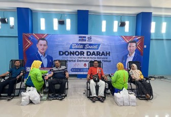DPD Partai Demokrat Jatim gelar donor darah