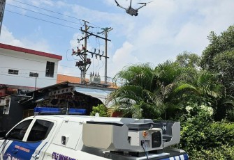 Korlantas Polri Terbangkan ETLE Drone Patrol Presisi di Semarang