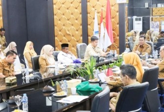 Sekda Bintan Ronny Kartika saat Buka Advokasi Program Nasional Keamanan Pangan Tahun 2026