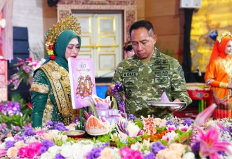IKKT Pragati Wira Anggini memperingati Hari Ulang Tahun ke-60 dengan menggelar acara puncak di Aula Gatot Subroto, Mabes TNI, Cilangkap, Jakarta, Selasa (4/8/2026).