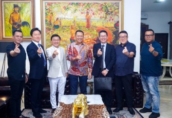 Bamsoet saat menerima perwakilan Sojunghan Medicare di Jakarta, Rabu (12/8/26).