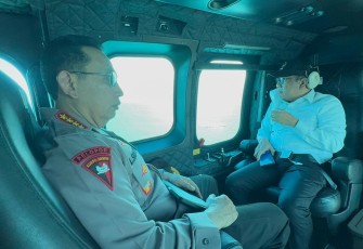 Kapolri Jenderal Listyo Sigit Prabowo saat Cek Kesiapan Arus Mudik Pelabuhan Merak