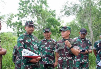 Survei lokasi pembangunan Yon TP di wilayah Pacitan