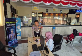 Polantas menyapa Polres Bondowoso 