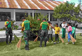 Karya bakti humanis di perbatasan 