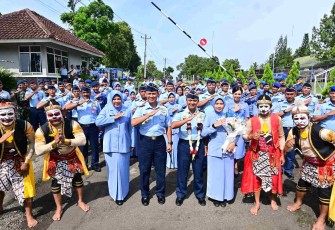 Passing In dan Passing Out Danlanud J.B Soedirman, Purbalingga, Selasa (13/1)