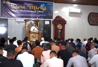 Peringatan Isra Mi’raj di Masjid Nurul Iman