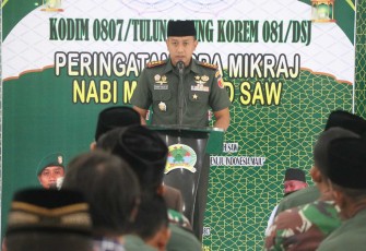 Dandim 0807/Tulungagung Letkol Arh Hanny Galih Satrio 
