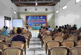 Rapat Bumdes Rejomulyo wilayah desa binaan 