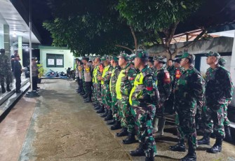 Apel kesiapsiagaan pengamanan Rontek di kabupaten Pacitan 