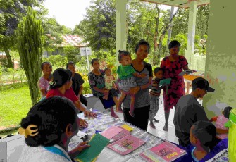 Bubur bergizi satgas Yonarmed 12 Kostrad 