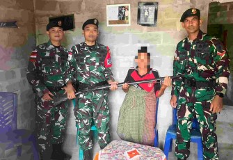 Penyerahan sukarela senjata api di perbatasan 