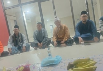 Halalbihalal pengurus DKM Masjid Jami Dhuyufur Rahman 