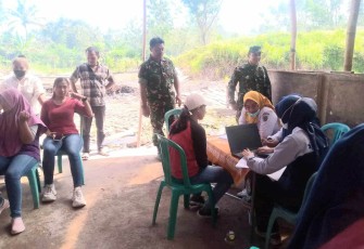 Pelaksanaan CKG di wilayah desa binaan